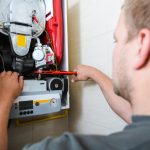 An HVAC expert checks the common furnace problems in cold weather.