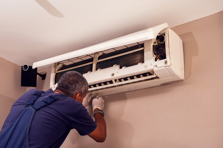 Professional maintenance to prevent carbon monoxide leaks in home HVAC systems.